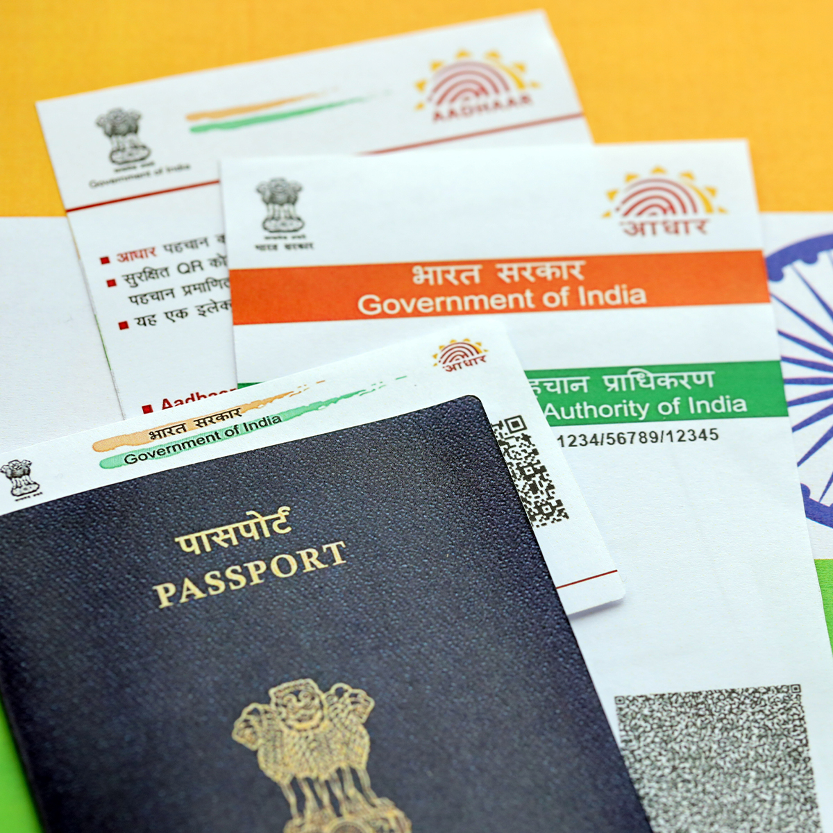 Indian Passport and travel documents
